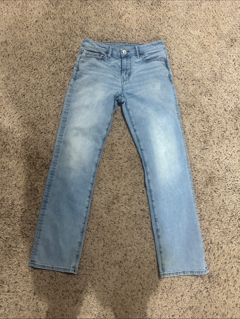 American Eagle Light Blue Men's Straight Jeans